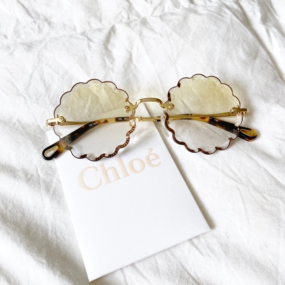 Chloe Accessories - CHLOE Rosie Scalloped Sunglasses